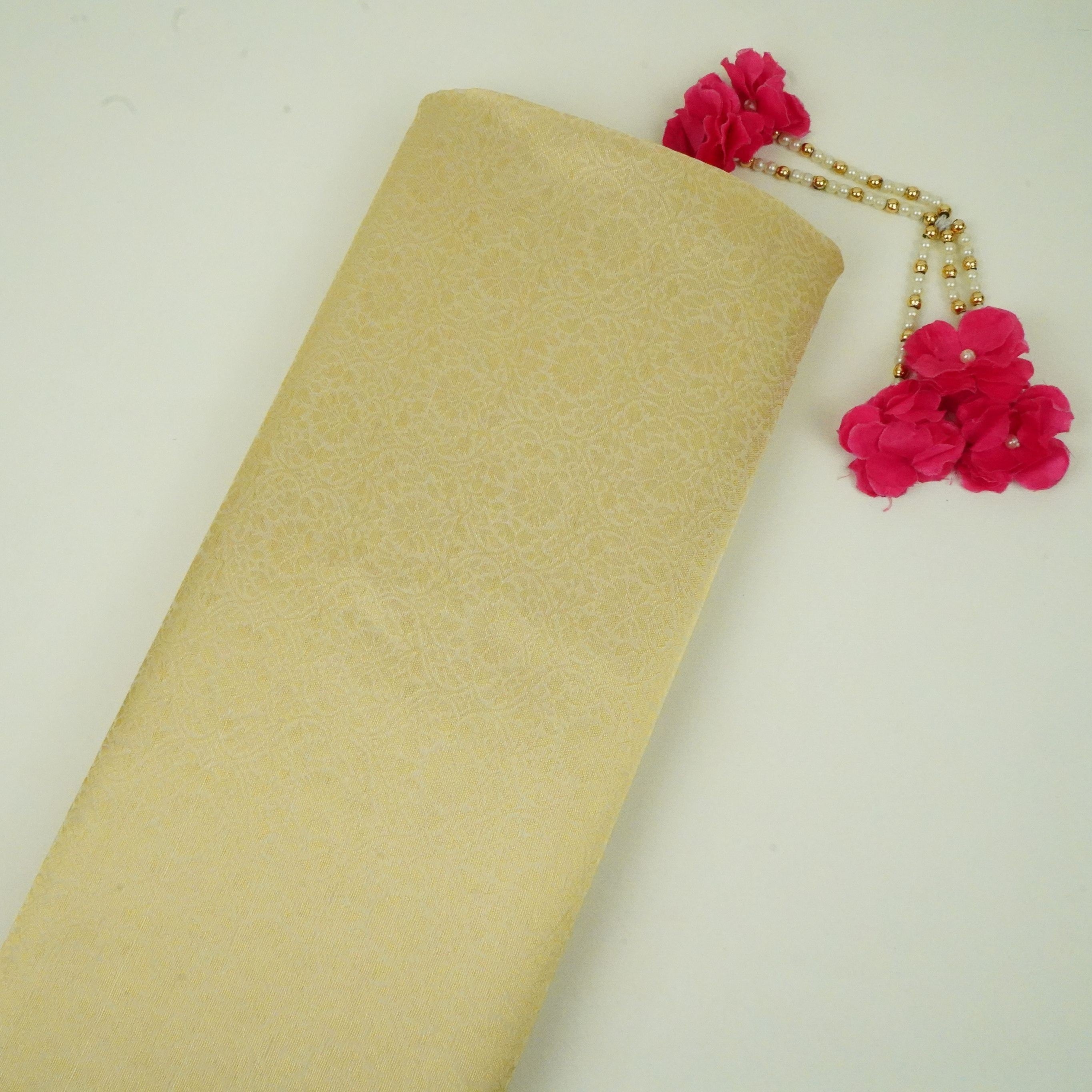 Golden Butta Kanchipuram Silk Fabric MTI-31230 - TradeUNO