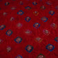 Red Bandhani Boota Tye Dye Dupion Silk Fabric YHF-32832