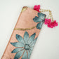Dusty Mauve floral print Silk Satin Fabric NVC-31570