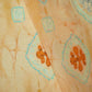 Light Orange & Multicolor Shibori Print Organza Fabric