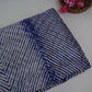 Indigo Blue Lehriya Buti Dupion Silk Fabric YHF-32841