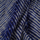 Indigo Blue Lehriya Buti Dupion Silk Fabric YHF-32841
