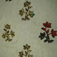 Smokey Grey Sequins Applique Work Organza Fabric
