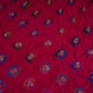 Magenta Bandhani Boota Tye Dye Dupion Silk Fabric YHF-32830