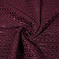 Purple Sequins Embroidery Georgette Fabric
