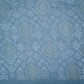 Ice Blue floral embroidery Raw Silk Fabric VFS-31665
