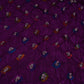 Purple Bandhani Boota Tye Dye Dupion Silk Fabric YHF-32831