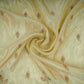 Golden floral thread cutdana Tissue Fabric AC-31129