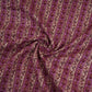 Purple & White Buti Stripes Print Cotton Fabric PB-29720