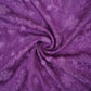 Lilac floral Jaal embroidery Raw Silk Fabric VFS-31668