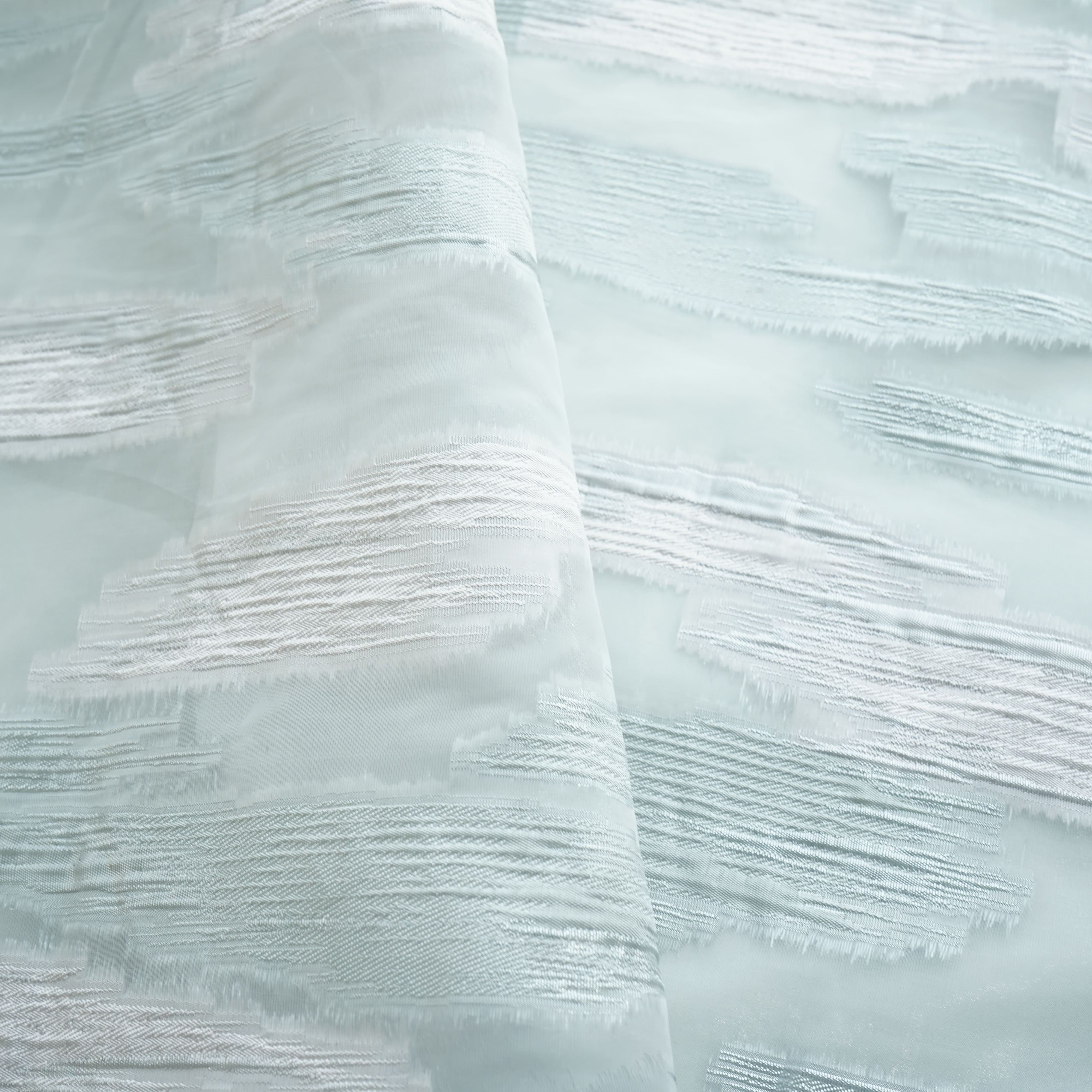 Pink With Silver Foil Organza Jacquard Fabric 9542