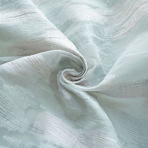 Pink With Silver Foil Organza Jacquard Fabric 9542