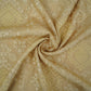 Cream floral embroidery Raw Silk Fabric VFS-31664