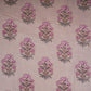 Beige Floral Block Print Cotton Fabric PB-29718