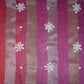Wine Stripes thread cutdana embroidery Isha Silk Fabric VFS-31681