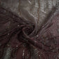 Brown Ombre Cutdana Cutwork Organza Fabric LF-32992