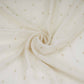 Golden Zari Border embroidery Tissue Fabric TF-31111