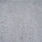 White 3D Floral Cutdana Border Organza Fabric LF-33010