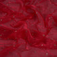 Red Buti Cutdana Sequins Embroidery Organza Fabric LF-32981