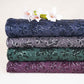 Classic Purple Floral Sequins Embroidery Net Fabric 14230