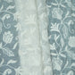 Off White thread embroidery Pure Cotton Chanderi Fabric VI-30999