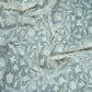 Off White thread embroidery Pure Cotton Chanderi Fabric VI-30999