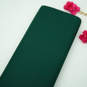 Bottle Green Solid Lizzy Bizzy Fabric RTL-31258 - TradeUNO