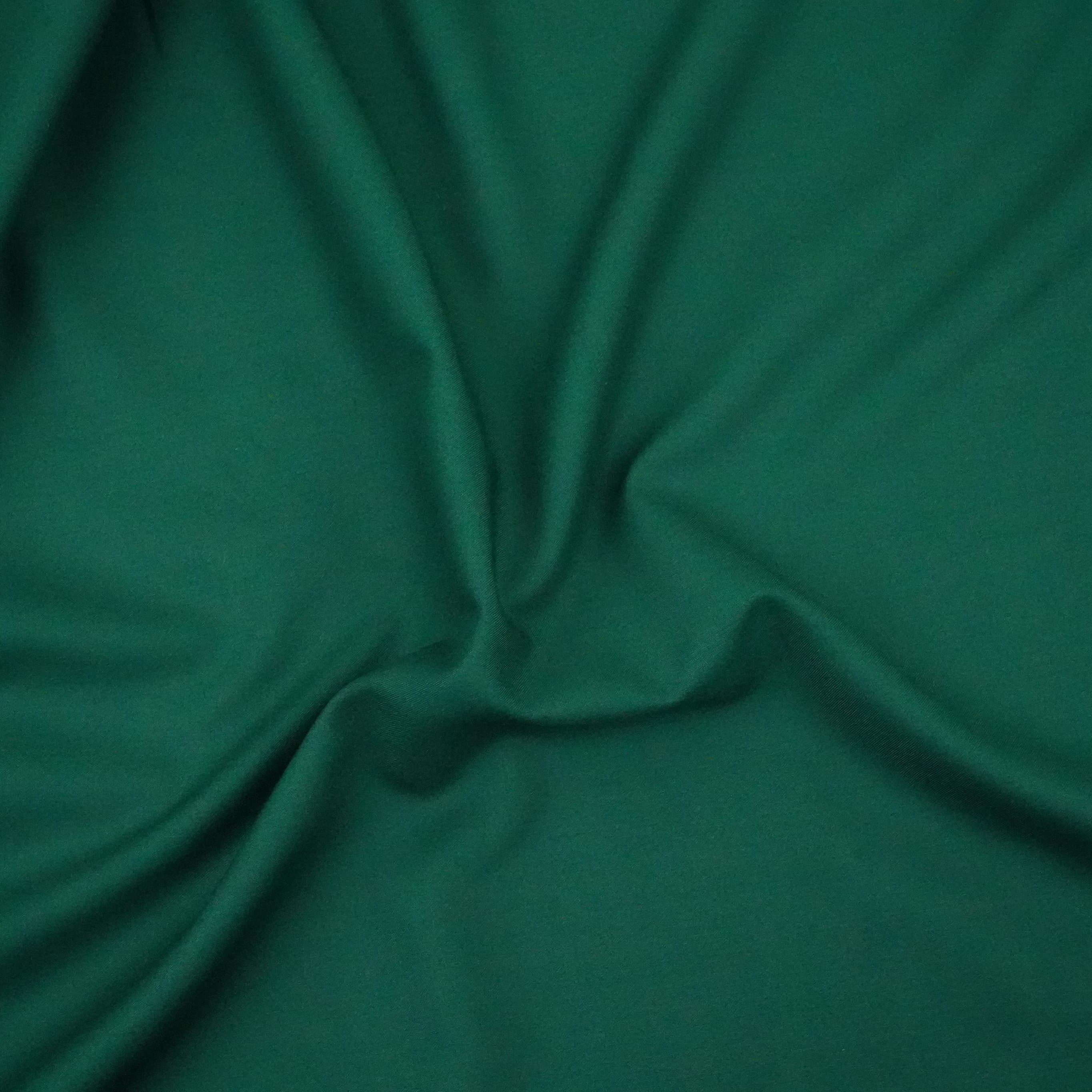 Bottle Green Solid Lizzy Bizzy Fabric RTL-31258 - TradeUNO