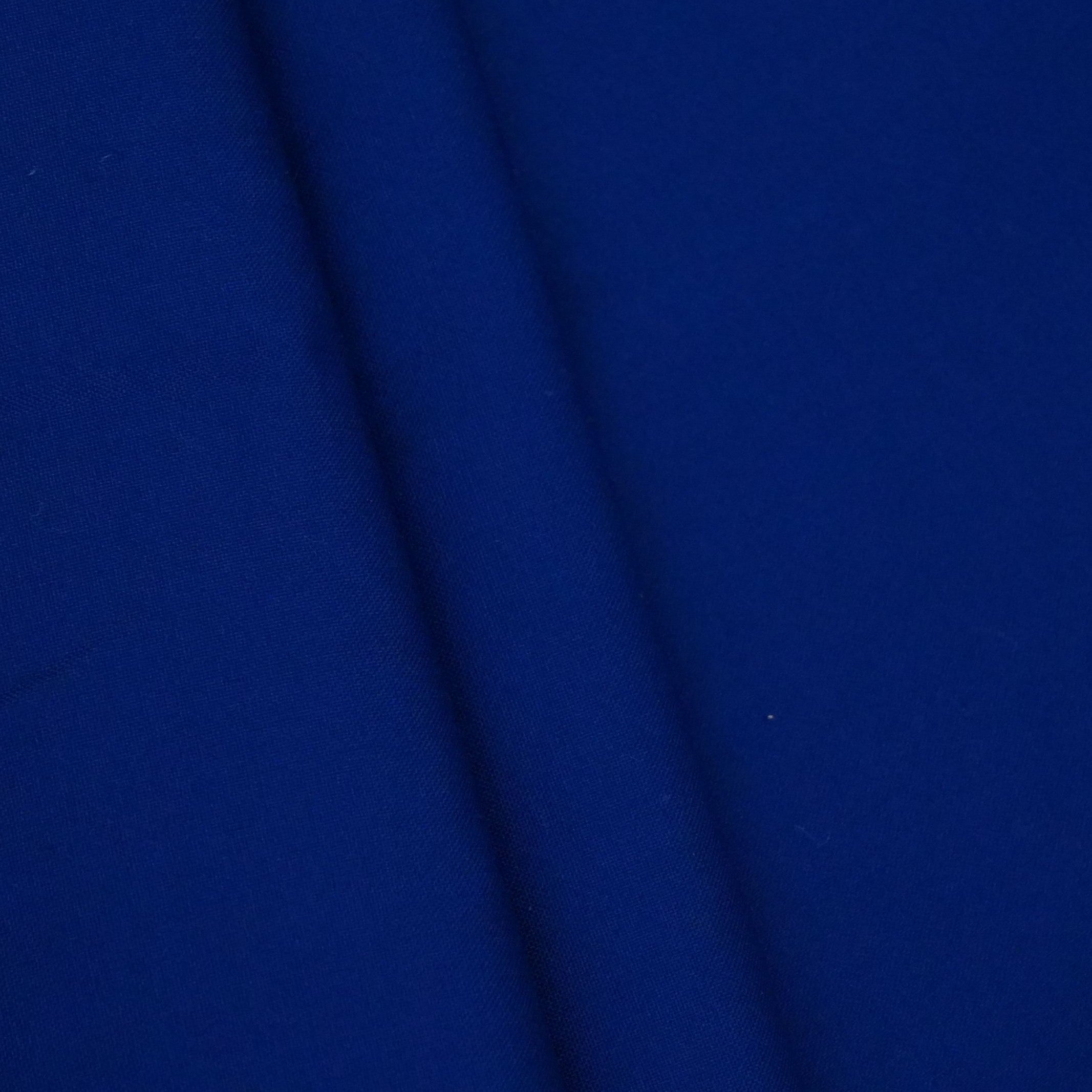 Royal Blue Solid Lizzy Bizzy Fabric RTL-31246 - TradeUNO