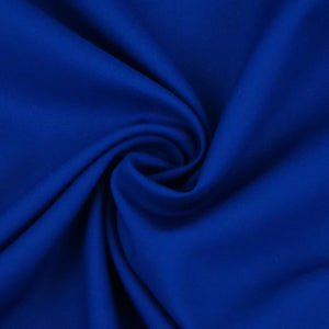 Royal Blue Solid Lizzy Bizzy Fabric RTL-31246 - TradeUNO