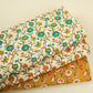 Cream With Dark Grey Parrot Foil Print Cotton Fabric PB-29704