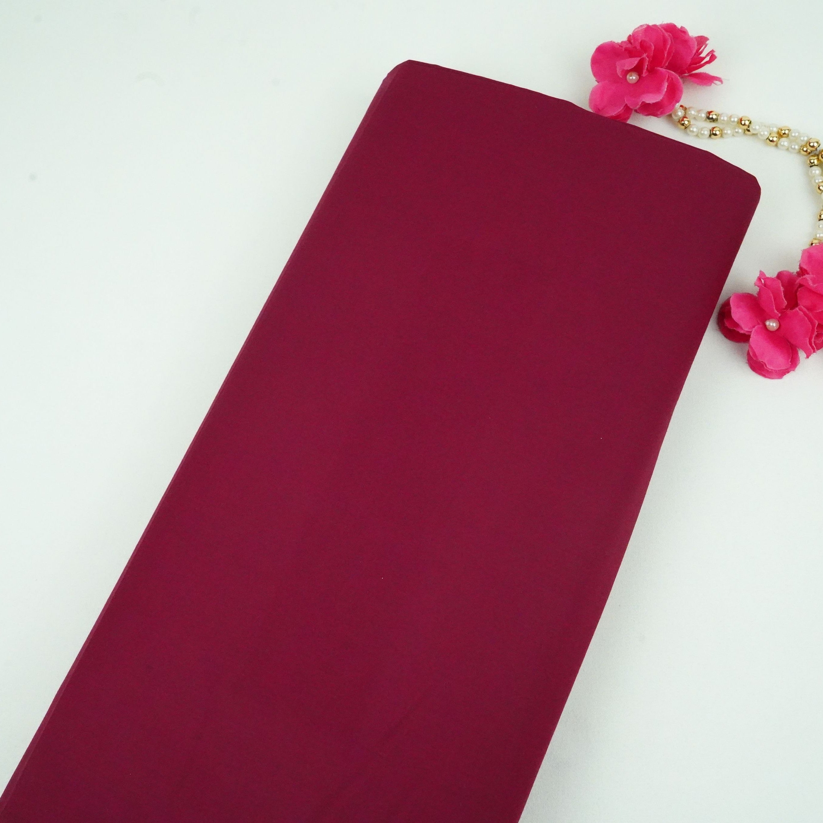 Wine Solid Lizzy Bizzy Fabric RTL-31252 - TradeUNO