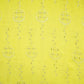 Yellow Cutdana Sequins Embroidery Organza Fabric 21010