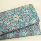 Lilac Floral Foil Print Cotton Fabric PB-29708