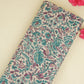 Light Pink Floral Foil Print Cotton Fabric PB-29713
