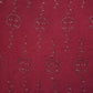 Brick Red Cutdana Sequins Embroidery Organza Fabric 21023