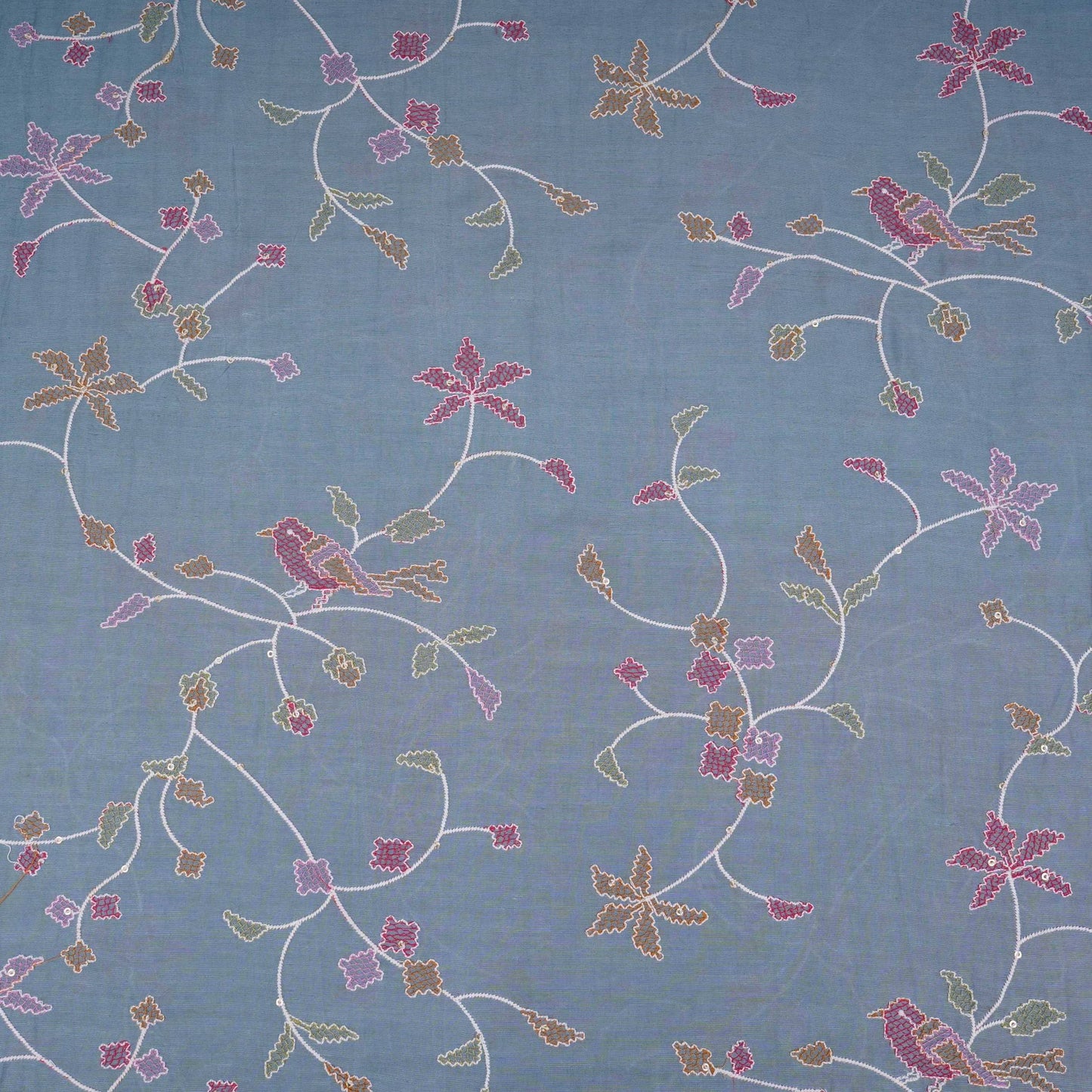 Sea Green Cross Stitch embroidery Linen Fabric GTS-31553 - TradeUNO