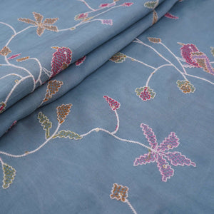 Sea Green Cross Stitch embroidery Linen Fabric GTS-31553 - TradeUNO