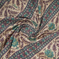 Light Pink Floral Stripes Foil Print Cotton Fabric PB-29714