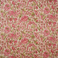 Baby Pink Floral Foil Print Cotton Fabric PB-29699
