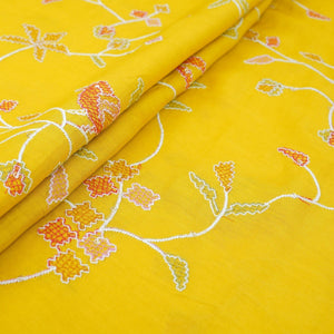 Mustard Cross Stitch embroidery Linen Fabric GTS-31552 - TradeUNO