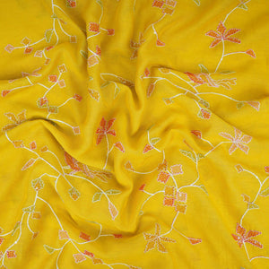 Mustard Cross Stitch embroidery Linen Fabric GTS-31552 - TradeUNO