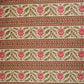 Baby Pink Floral Stripes Foil Print Cotton Fabric PB-29700