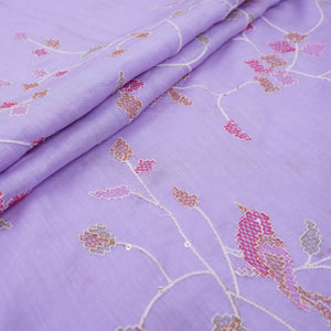 Lavender Cross Stitch embroidery Linen Fabric GTS-31551 - TradeUNO