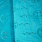 Sky Blue Cutdana Sequins Embroidery Organza Fabric 21012