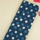Indigo Polka Dot Print Cotton Fabric CH-29770