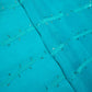 Sky Blue Cutdana Sequins Embroidery Organza Fabric 21011