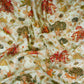 Mint Green Traditional Jacquard print Raw Mango Silk Fabric CW-31588