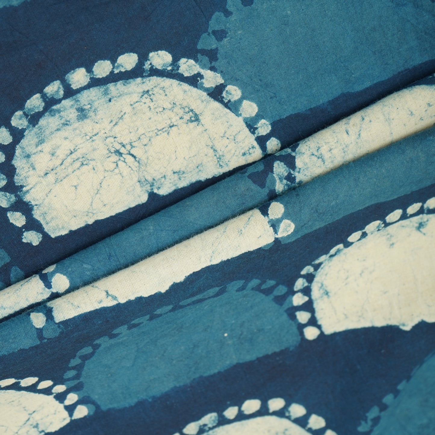 Indigo Batik Print Cotton Fabric CH-29778