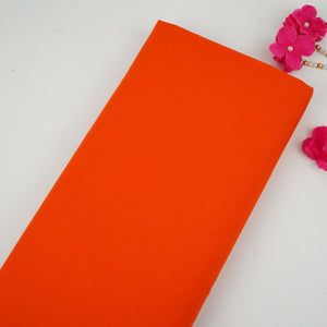 Orange Solid Lizzy Bizzy Fabric RTL-31254 - TradeUNO
